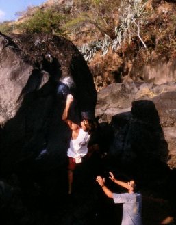 Etang salé, La Boule, 8a